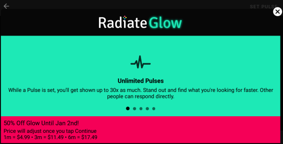 Radiate Cost